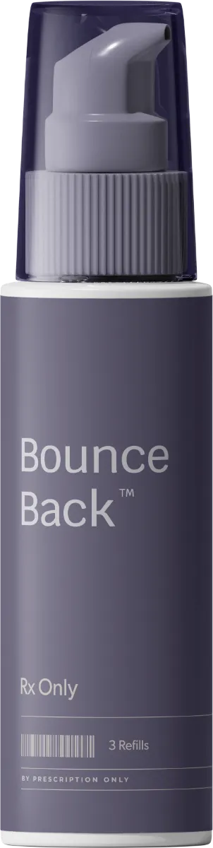 CoreAge Rx Bounce Back copper-peptide cream bottle