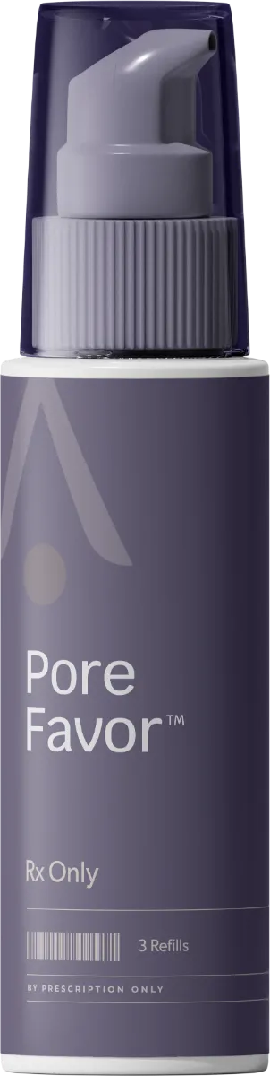 CoreAge Rx Pore Favor topical cream bottle