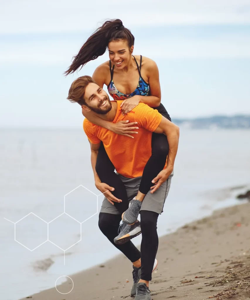 couple on the beach
