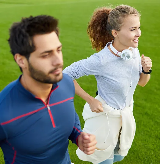 couple running
