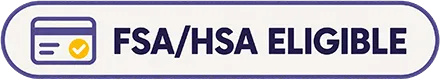 fsa hsa eligible badge brand colors